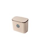 Wall Mounted Trash Bin with Sliding Lid Indoor Outdoor Traveling