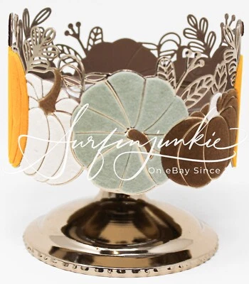 Bath & Body Works Pumpkin Pumpkins Neutral Candle Holder Sleeve 2024 Fall Autumn - Image 1 of 4