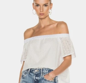 Neu mit Etikett Rag & Bone Flavia schulterfreie Spitze Größe XS - Bild 1 von 6