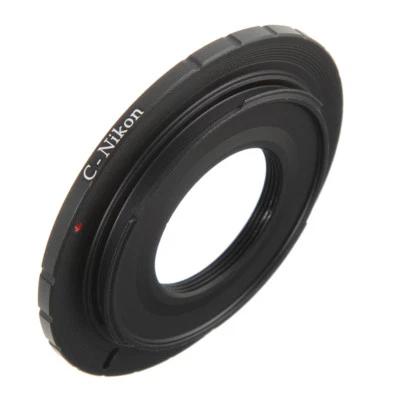 C Mount Cine Movie lens to Nikon F AI D5600 D850 D7500 D7200 D7100 D750 D3400 - Image 1 of 4