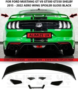 Alerón labial estilo cola trasera estilo V para Ford Mustang 2015+ GT500 GT350 V8 - Imagen 1 de 7