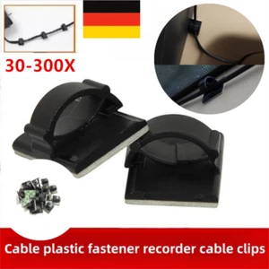 30-300X Kabelbinder-Klemmen-Clip-Halter selbstklebend für Auto-DVR-Detektor GPS - Photo 1/19