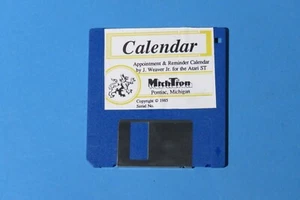 De colección Atari ST Software: Calendario de citas de MichTron Software - Imagen 1 de 2