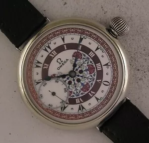 Reloj Pulsera Omega Suizo 130 Años Dos Cuadros Oriental y Romano Como Nuevo Reparado - Imagen 1 de 6