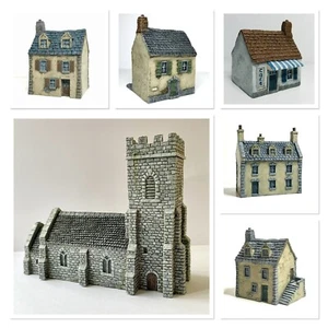 6 - Piece 10mm Wargame Buildings Set (UNPAINTED) - Bild 1 von 21