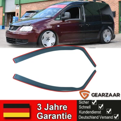 Windabweiser für VW CADDY 3 III 2-türer 2004-heute 2-tlg dunkel Regenabweiser - Bild 1 von 4