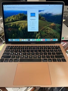 Apple MacBook AIR 13" 2018 i5 1.6 GHz 8GB A1932 GOLD - Picture 1 of 8