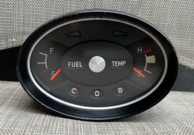 HONDA VINTAGE AÑOS 70 CÍVICO COMBUSTIBLE GENUINO Y TEMPERATURA TABLERO CUADRO CALIBRE Y ENVOLVENTE!! Foto 1 de 4