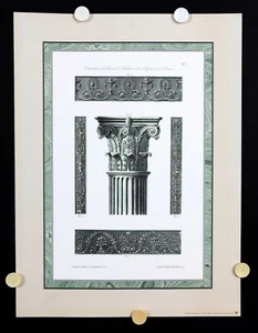 Richardson, 1795 - Pilasters with a Capital of a Column- 1991 - Offset Poster - Picture 1 of 6