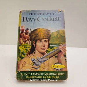 Die Geschichte von Davy Crockett Enid Meadowcroft 1. Auflage HC DJ illustriert von C.B. - Bild 1 von 6