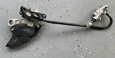 Yamaha Yz250f 10-13 2013 Rear Brakes Caliper Master Cylinder Line Guards - Image 1 of 4