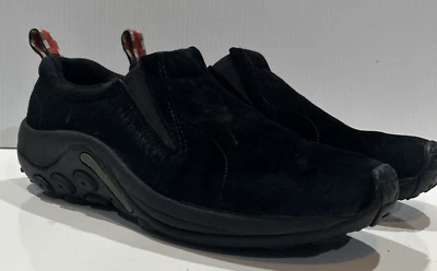 Mocasines cómodos Merrell Jungle Moc de gamuza negros sin cordones para hombre 9 Foto 1 de 4