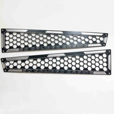 CNC Billet Side Air Vent Intake Grille Grill Bezel RZR XP1000 Black Powdercoat - Image 1 of 4