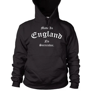 Made In England No Surrender Hoodie St Georges Day English Patriotic Men L38 - Picture 1 of 7