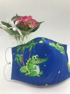 NEU Handarbeit Erwachsene Stoff Gesichtsbedeckung Maske Nase Draht Filter Tasche 100% Baumwolle - Bild 1 von 3