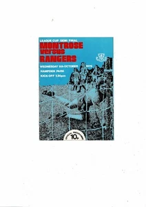 1975/76 Montrose v Rangers Scottish League Cup Semi Final Football Programme - Picture 1 of 3