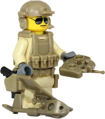 Custom US Army Ranger Military Drone Pilot made with real LEGO® minifigure - Image 1 of 2