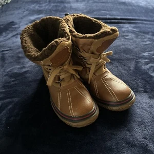 Pajar Canada Boots Brown Leather Snow Insulated Fashion Women EU 38 US 7-7.5 - Picture 1 of 9