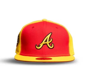 NEW ERA 59FIFTY ATLANTA BRAVES 1995 WORLD SERIES WRESTLING PACK FITTED HAT 7 5/8 - Picture 1 of 10