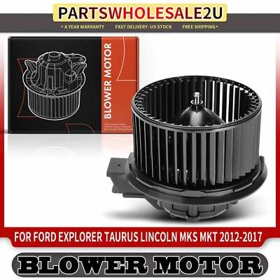 Motor calentador soplador con jaula de ventilador para Ford Explorer 2012-2019 Flex Lincoln MKTS MKT Foto 1 de 4