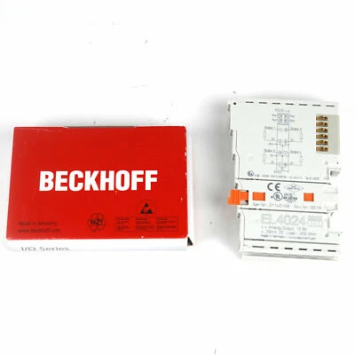 New BECKHOFF EL4024 4-channel Analog Output Terminal - Image 1 of 4