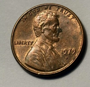 1979 d penny error - Picture 1 of 4