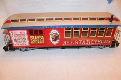 BACHMANN THE BIG ONE G SCALE EMMETT KELLY Jr. CIRCUS COMBINE CAR (NON LIGHTED) - Image 1 of 3