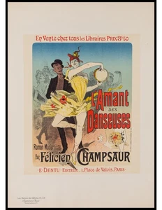 Original Lithograph by Jules Cheret from Les Maitres de L'Affiche Plate 45 - Picture 1 of 3