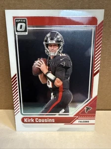 Kirk Cousins #7 Donruss Optic NFL Football 2024 Atlanta Falcons - Picture 1 of 2