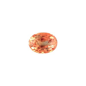 Natural VIVID Orange Sapphire 0.70ct Oval Cut Loose Gemstone 5.7x4mm VS - Picture 1 of 3
