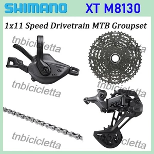 Shimano XT M8130 1x11 Speed LINKGLIDE Drivetrain Groupset Shift LG400 Cassette - Picture 1 of 6