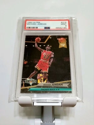Cartão comercial PSA 9 #216 1992 Ultra Michael Jordan Chicago Bulls - Imagem 1 de 4
