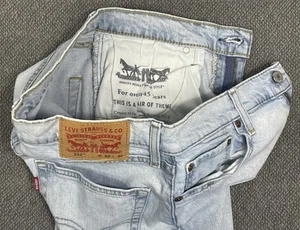 Pantalones de mezclilla Levi's 512 para hombre 32x30 azul claro "se ajustan como 32x28,5"" - Imagen 1 de 16