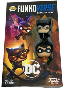 FUNKO FunkoVERSE Strategy Game DC UNIVERSE 101 Catwoman + Robin Ages 10+ SEALED - Picture 1 of 5