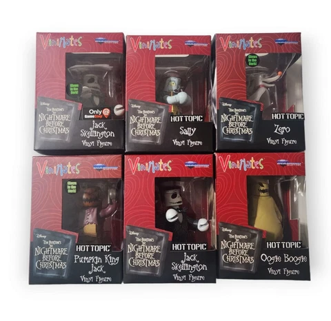 Vinimates Nightmare Before Christmas Exclusives Lot of 6: Gamestop, Hot Topic Cover