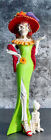 Ebros Day of the Dead Skelett Lady Fiona mit grünem Kleid Figur 12,5 Zoll groß