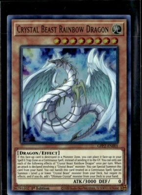Yugioh CB Rainbow Dragon 1st Edition Ghosts From the past: 2nd Haunting Holo LP - Image 1 of 2
