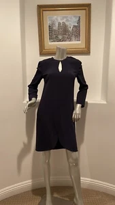 Stella McCartney  Crepe Tunic/Shift Dress Blue Long Sleeve EUR 40 - Picture 1 of 12