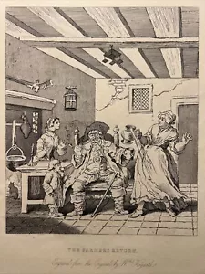Antik Stahlstich 1860 The Farmers Return Illustration Engraving Illustration - Bild 1 von 9