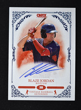 2022 Onyx Vintage Extended Auto Blue Ink #VA-BJ Blaze Jordan /400 - Boston