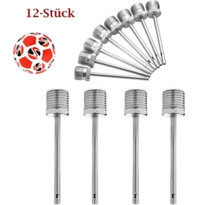 12x Ballnadeln Ball Pumpe Ballnadel Set Fußball Basketball Ventilnadel Luftpumpe - Picture 1 of 7
