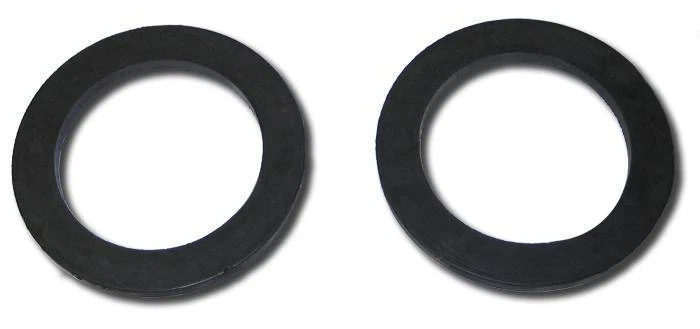 Heavy Duty Thick Black Rubber Front Upper Coil Spring Isolators - Image 1 of 1