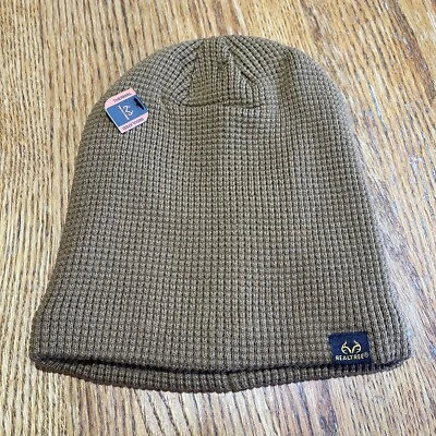 Realtree Gorro Tejido Aislado Térmico Tostado Exterior Caza Pesca Sombrero Nuevo Foto 1 de 3