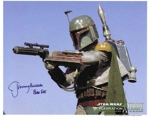 JEREMY BULLOCH Boba Fett FIRMATO Star Wars GRANDE IMMAGINE 8x10 coa - Foto 1 di 4
