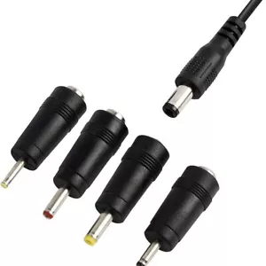 Netzteil USB-zu-DC-Buchse Austauschbare Stecker DC-Netzteiladapter DC-Anschluss - Bild 1 von 15