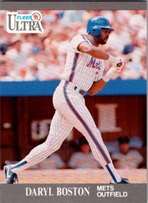 Daryl Boston 1991 Fleer Ultra #211 Baseball Card - Image 1 of 2