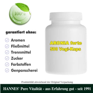 Aronia forte 500 Capsule Vegi - Migliore Qualità HANNES - Foto 1 di 1