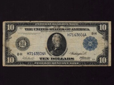 USA:FR-932,10$,1914 * St. Louis * Jackson * F-VF * - Image 1 of 2