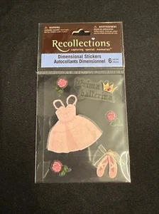 BALLETT TANZ Tänzerin Ballerina Prima Schuhe Rosen Tutu Erinnerungen Aufkleber - Bild 1 von 3