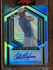2023 LEAF METAL ENCASED Continuum HOLO BLUE Prizm COLLIN MORIKAWA AUTO # 26 /32
